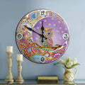 2021 Premium Quality Wall Hanging Wall Clock Diamond Painting Set Owl Diamond Painting Clock Kits