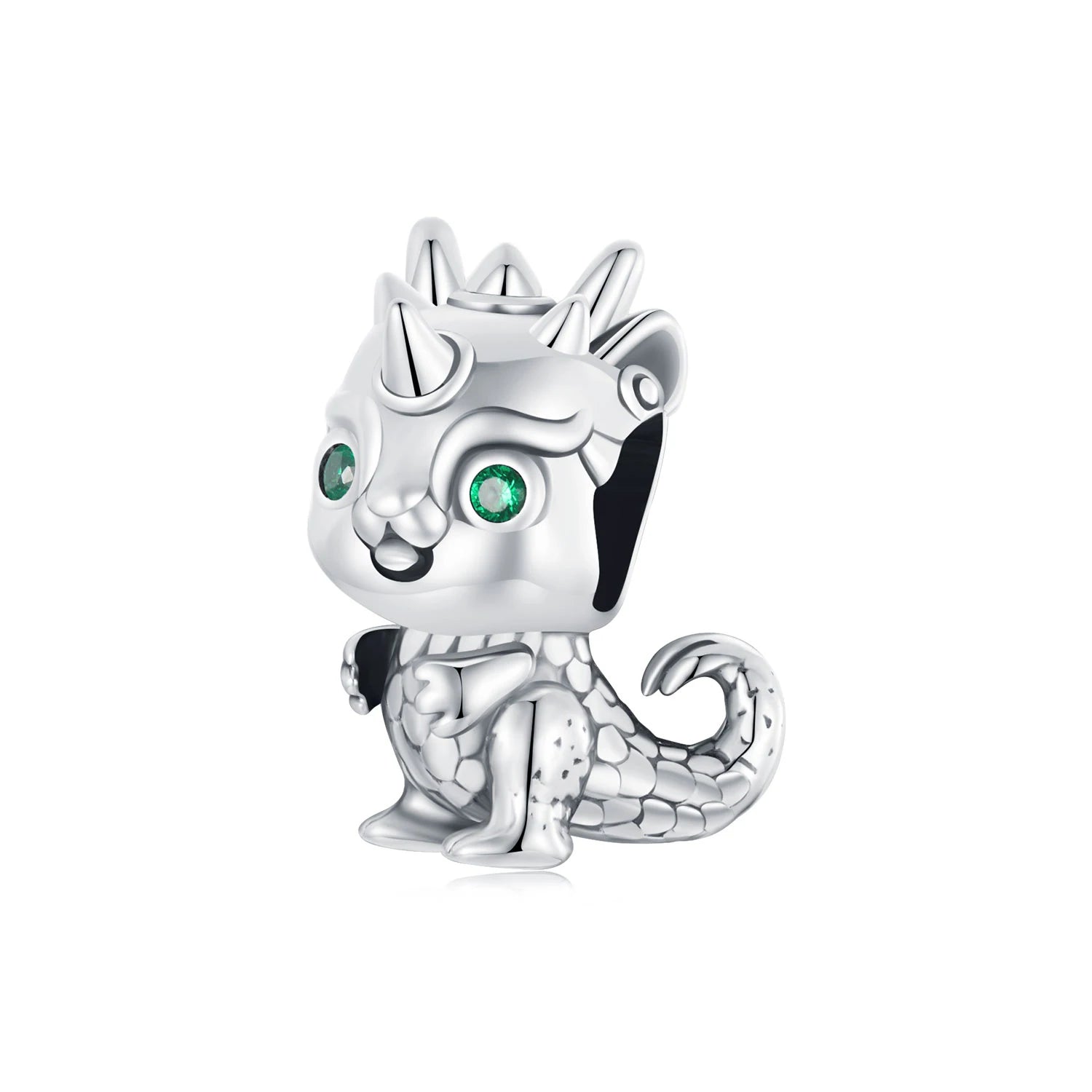 Factory Cute Dragon Charms Fit Charm Bracelets 925 Sterling Silver DIY Beads Accessories Jewelry for Women SCC2720