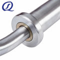 Home Gym PowerLifting Training 2" Chromed Steel EZ Curl Bar 47 Inch Weight Lifting