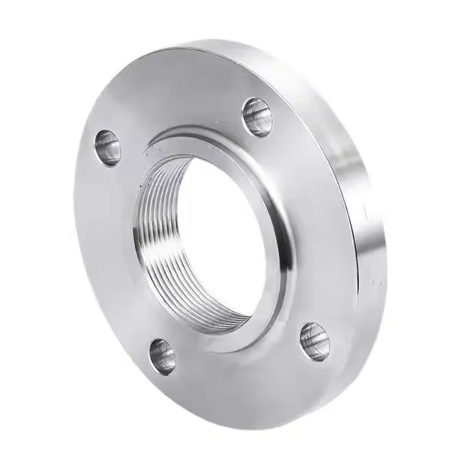 NPT Threaded Flange for High Pressure Applications ASTM A105/SS304/316L ISO 9001 Certified for Oil/Gas/Valves Class 150/3000PSI