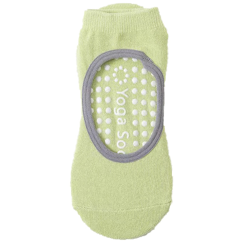 Professional High Quality Quick Dry Non-Slip Pilates & Yoga Grip Socks with Custom Logo Comfortable Ankle Fit for Spring Season