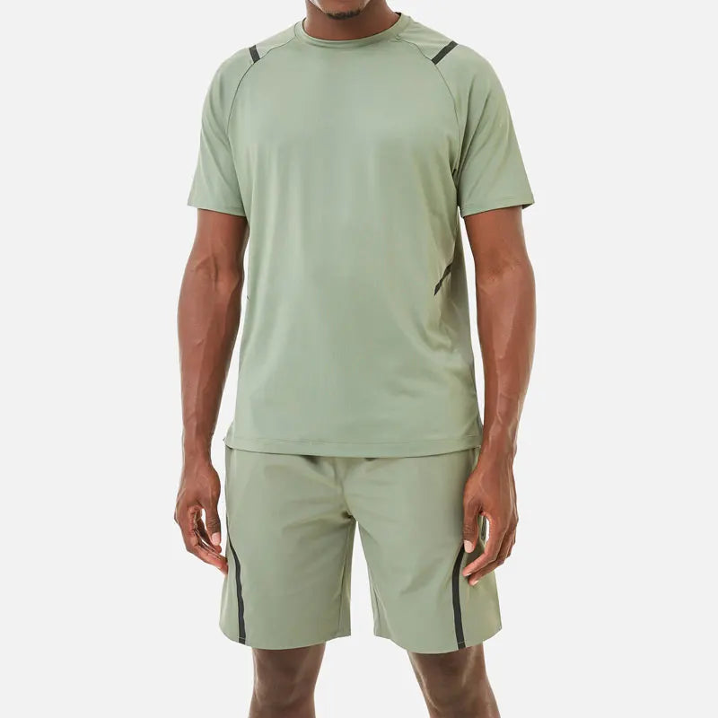 Customized Men's Summer Short Sleeve Shirt and Shorts Set Casual Printed Beach Outfit OEM Service Wholesale Clothing