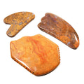 Huiying Large Quantities Beauty Personal Care Authentic Mookaite jasper Gua Sha Stone Eye Mask Board Spiky Guastone