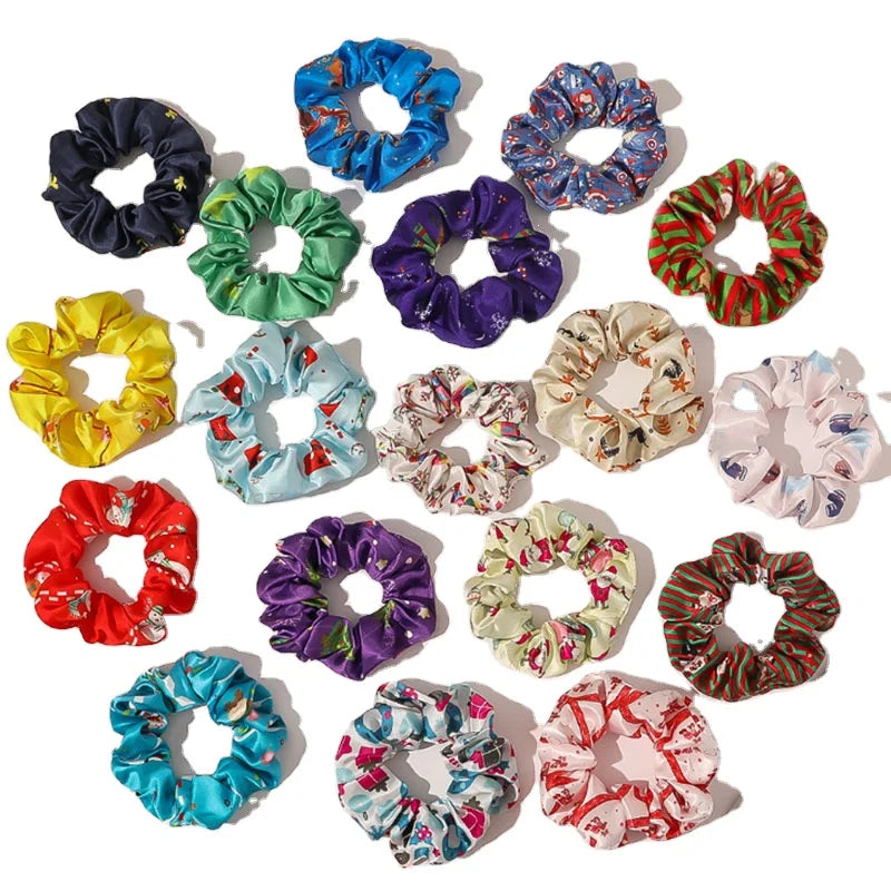 Hair Accessories Shiny Metallic Laser Elastic Hair Band for Women Girls Scrunchies Hair Rubber Ties Ponytail Holder Hea