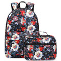School Bags Girls Kids Bag School Backpacks for Kids Cartoon Backpacks Floral School Backpack With Lunch Bag Set