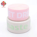 Low MOQ Custom 38mm Soft Spandex Nylon Jacquard Elastic Band Webbing for Clothes Sport Underwear Elastic Waistband