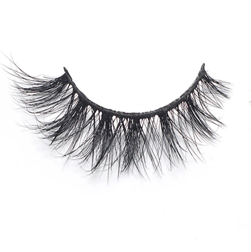 Wholesale Fluffy Mink Lashes Vendor Bulk Eyelashes Mixed Styles 25MM Natural 3D Mink Eyelashes Private Label