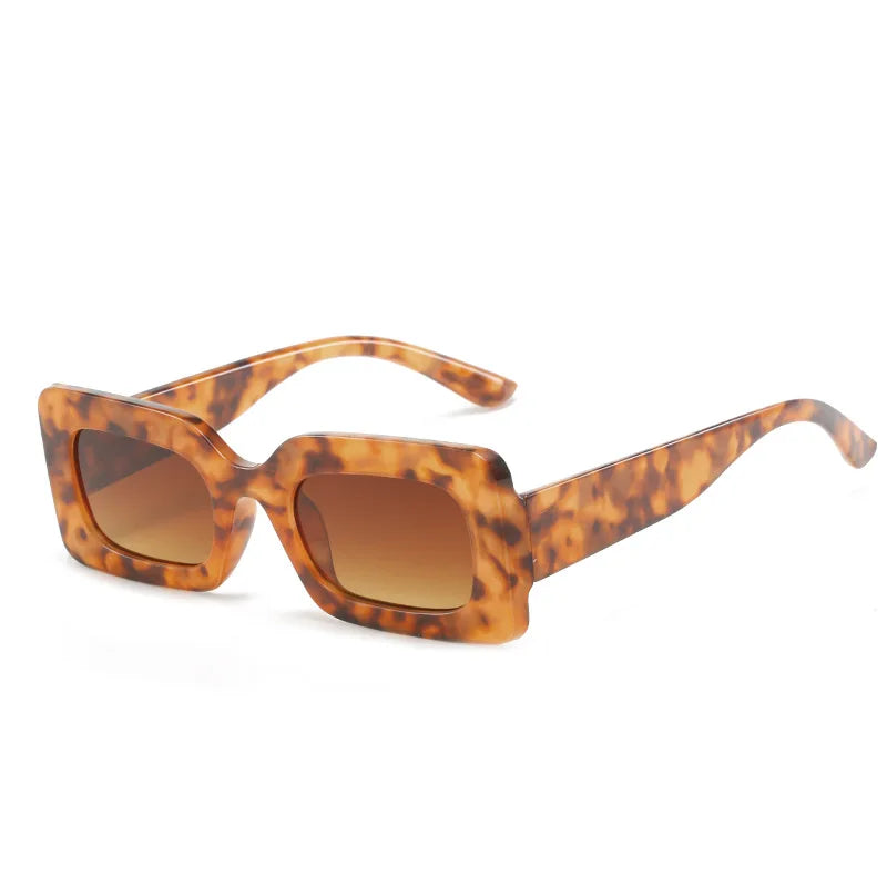 STORY XY229403 Wholesale Custom LOGO Sunglasses Vintage Retro Rectangle Candy Color Women Sun Glasses Ladies Square Jelly Shades