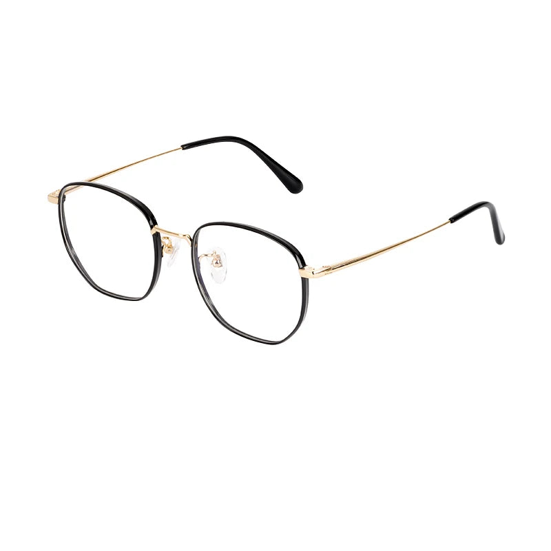OEM Titanium Optical Glasses Fashionable Original Metal Frame for Men and Women Style Oval for Diamond Face Shape