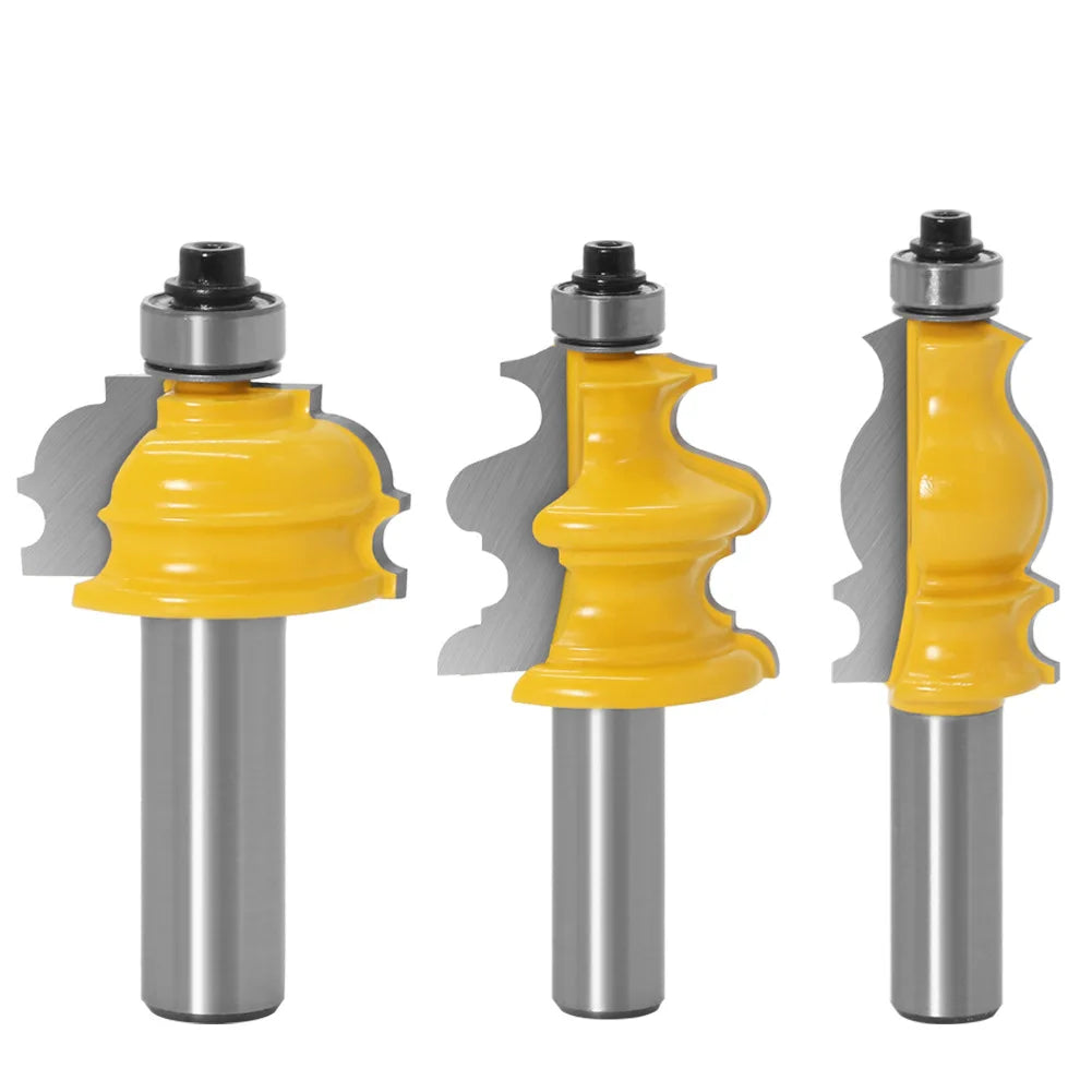 1/2\" Shank Router Bit Set Line Knife Woodworking Cutter Tenon for Woodworking Custom OEM Support