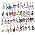 Wholesale Karate Cluds Gifts Cheap Promotion of Various Pvc Taekwondo Students Cartoons Keychains