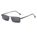 New Fashion Square Sunglasses for Men and Women Retro Trend Sun Glasses Simple Metal Frame Eyewear Narrow Rectangle