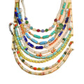 DIY Handmade Fancy Long Chain Pearl Stone Choker Necklace for Women