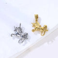Fashion Jewelry Pendant Silver Gold Knight Horse Pendant Tarnish Free Jewelry Personalized Stainless Steel Animal Charms Pendant
