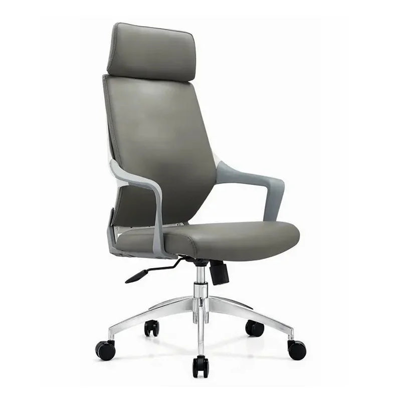 Contemporary Power Gliding Lift Chair Ergonomic Executive Leather Office Computer Chair