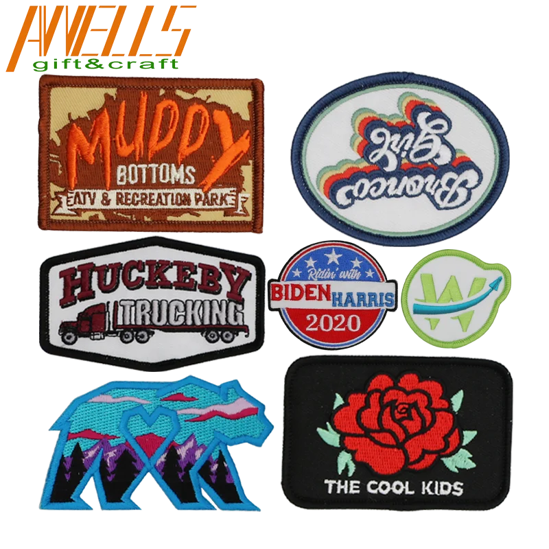 Iron on Patches Biker MC RC Officer Rider Motorcycle Biker Patches Name Jacket Patches