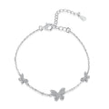 Dylam Friendship Bracelet Chain Lucky butterfly Bracelets Adjustable Fashion Fine Jewelry Girls Wholesale