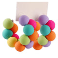 New Arrivals Colorful Beads C Shape Earrings Exaggerated Fashion Bohemian Beaded Big Circle Hoop Earrings for Women Jewelry