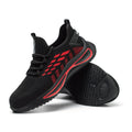 Men Breathable  Shoes Fashion Outdoor Sports Shoe Popular Men's Casual Fly-woven Upper Steel Toe Anti-smash Safety Shoes