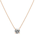 Fashion Simple Graceful Gold Plated Necklace Sweater Zircon Pendant Necklace  for Women