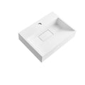 Resin Artificial Stone Square Dining Room Countertop Wash Hand Basin Sink