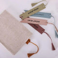 In Stock Leather Tassel Bookmark Page Corner Book Accessories Promotional Bookmarks Ideal Gift for Bookworm and Book Lover
