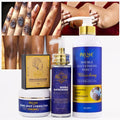 Private Label AILKE Skin Care Set Double-Glutathione Whitening Serum Dark Spot Face Cream Black Skin Soap Bleaching Body Lotion