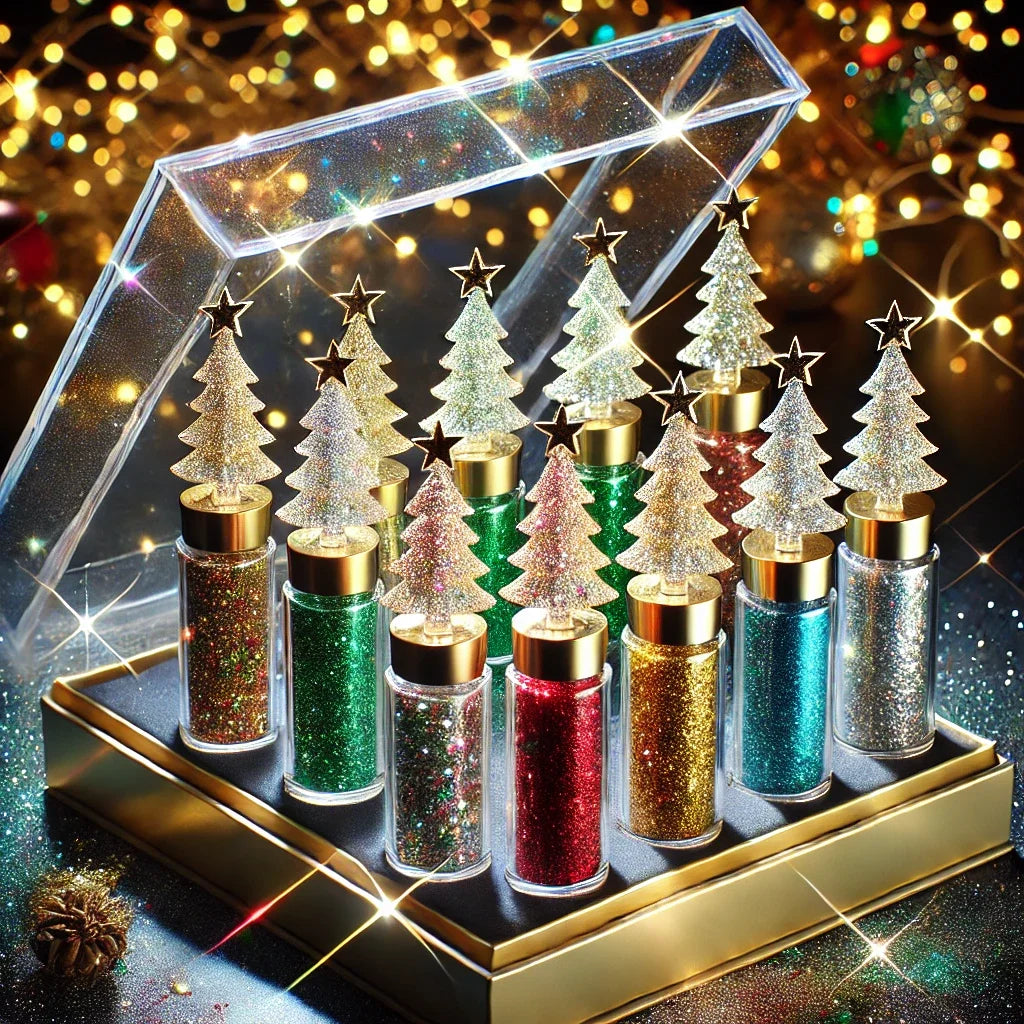 Xucai Glitter Cosmetics Powder Makeup Fine Bio Glitter Chunky Holographic PET Mix Shape Sequins Promotional Party Supplies