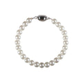 Women's S925 Silver Beaded 8mm Imitation Pearl Classic Gold Plated Geometric Shape Custom Fashion Jewelry Party Wedding Gift
