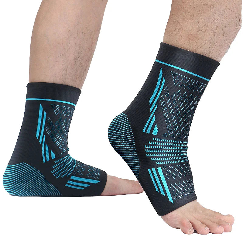 Melenlt High Elasticity Breathable Compression Ankle Support Brace for Sports and Foot Protection