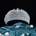 Customized Bridal Wedding Zircon Crown Hair Access Tiaras De Novia En Zircon Birthday Party Gift