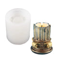 Hot Selling DIY Desktop Decoration Holy Pillar Aromatherapy Candle Holder Liquid Gypsum Mold Silicone Gel Dripping Cake Tools