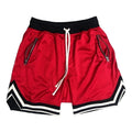 Wholesale High Quality Custom Logo Print Dry-Fit Active Athletic Blank Men's Gym Mesh Summer Custom Mesh Basketball Shorts