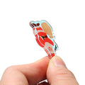 Custom Personalized Clear Logo Charm Anime Christmas Plastic Acrylic Keychain at an Price