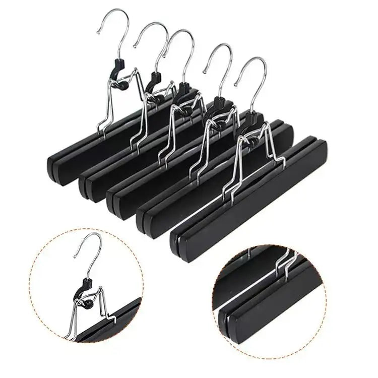 Lavinia Wood Hangers for Clothes Scarf Belt Scarf Towel Table Cloth Hangers Wooden Custom Logo Bag Hair Extension Hanger