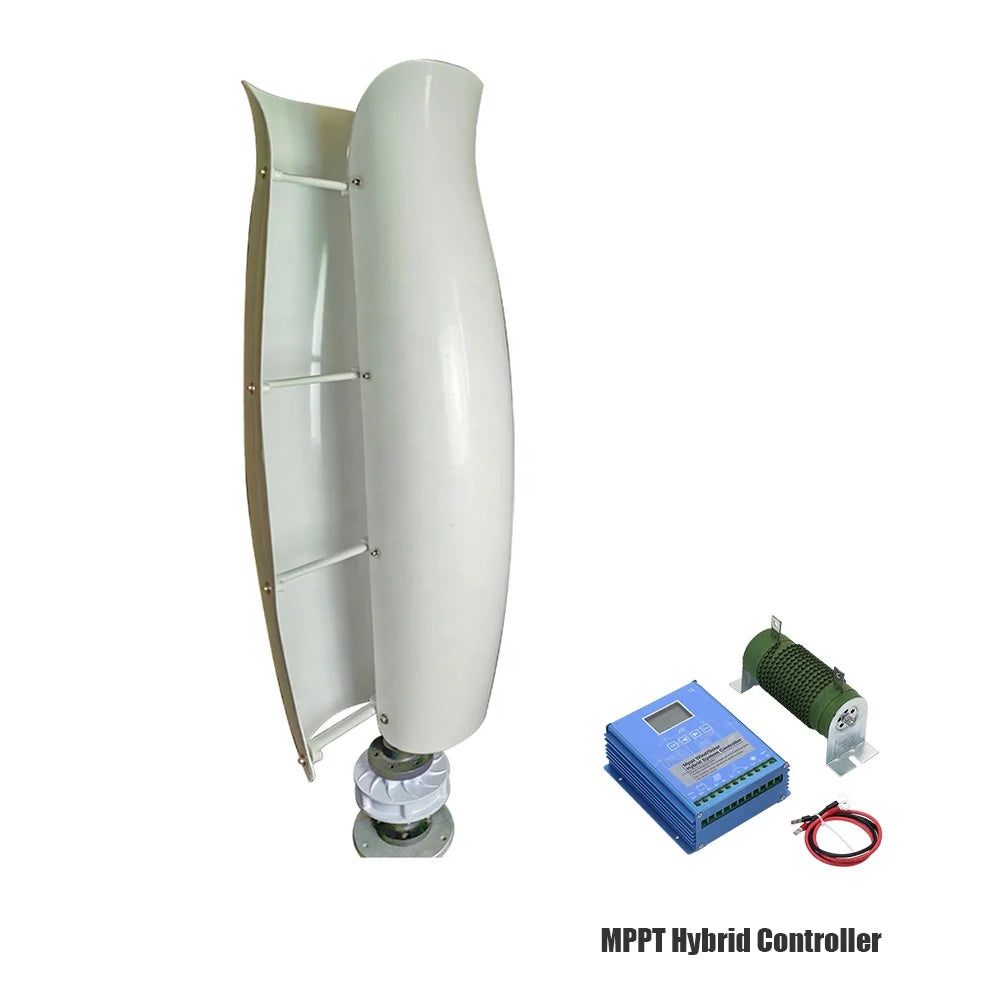 1KW 24V 48V Popular Tulip ST Vertical Wind Turbine Generator for Home Use
