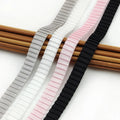 Deepeel EB149 13mm DIY Garment Sewing Accessories Colored Ruffled Pleated Stretch Lace Trims Elastic Band
