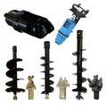 5-40 Ton Hydraulic Earth Auger Drill Excavator Attachment Tree Pit Drilling Borehole 30-180cm Depth 3-9m Engine Bearing Pump
