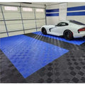 Rigid Modular Interlocking Plain PVC Garage Floor Tiles Anti-Slip Indoor Flooring Mats for Workshop Villa Car Detailing Shop
