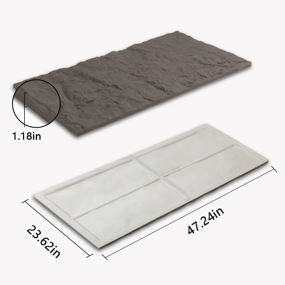 KASARO Waterproof Flexible Pu Foam Stone Lightweight Pu Faux Artificial Wall Panel 3d