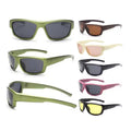 Fashion 2023 Wrap Sun Glasses Brand Design Super Hot Y2k Outdoor Cycling Sports Women Men Yellow Lens Polarized Custom Sunglass