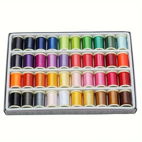 DIY Thread 120D/2 Computer Embroidery Machine 280 Yards Commonly Used 40 Color Embroidery Thread