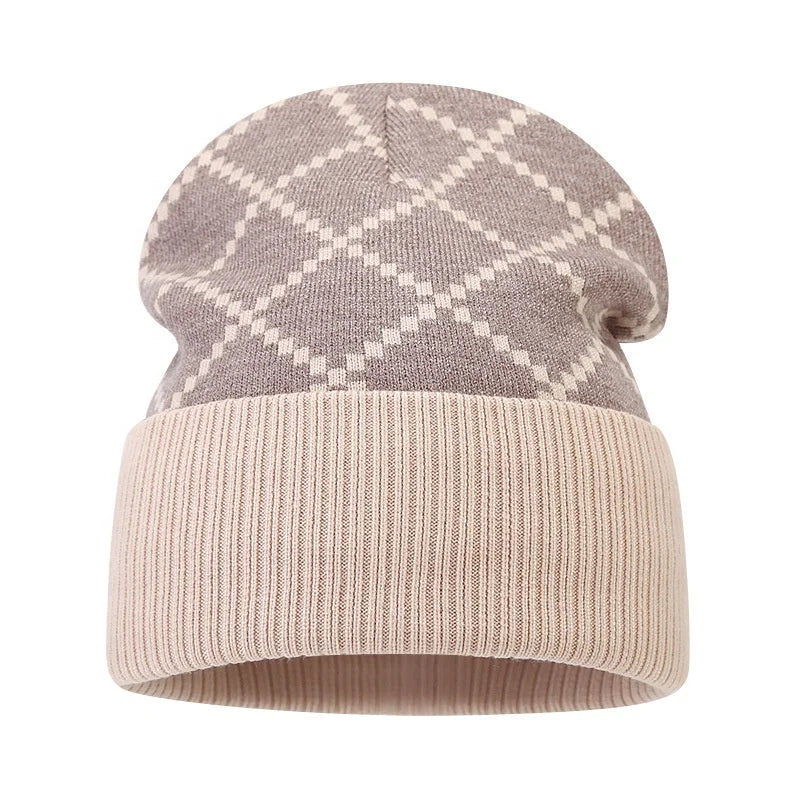 Wholesale WD-A641 Unisex Casual Winter Women Thick Acrylic Beanies Warm Hat Scarf Gloves Set
