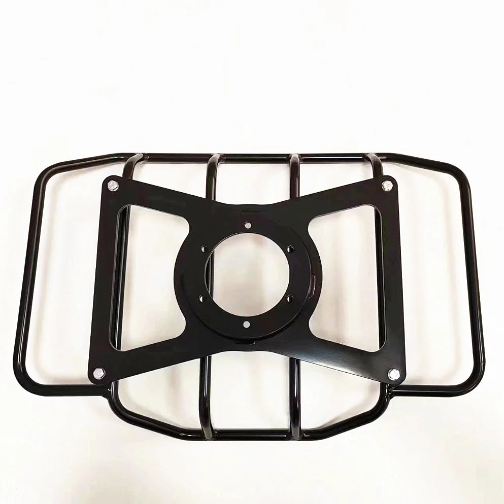 Factory Directly Supply Matte Black Powder Coating Carbon Steel Bending Welding Sheet Metal Fabrication Car Rack Mount Bracket