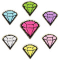 Diamond Glitter Chenille Embroidery Iron on Patch