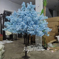 Wedding Decoration Cherry Tree Blue White pink Color Customized Size Artificial Cherry Blossoms Trees