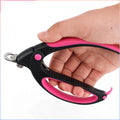 2023 New Professional Acrylic Nail Tip Cutter Trimmer Manicure Tool Acrylic Nail Clipper with Silicone Handle