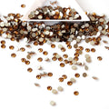 Bulk Glass Crystal Rhinestone Decorations Flat Back Wholesale Rhinestone