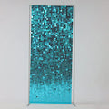 Lake Blue Shimmer Wall Panels Easy Setup Sequin Backdrop Wedding/Event/Theme Party Decorations