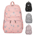 Promotional Sale New Multi Color Student School Bag Fresh and Sweet Print Nylon Backpack